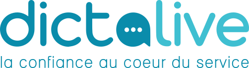 Dictalive logo header